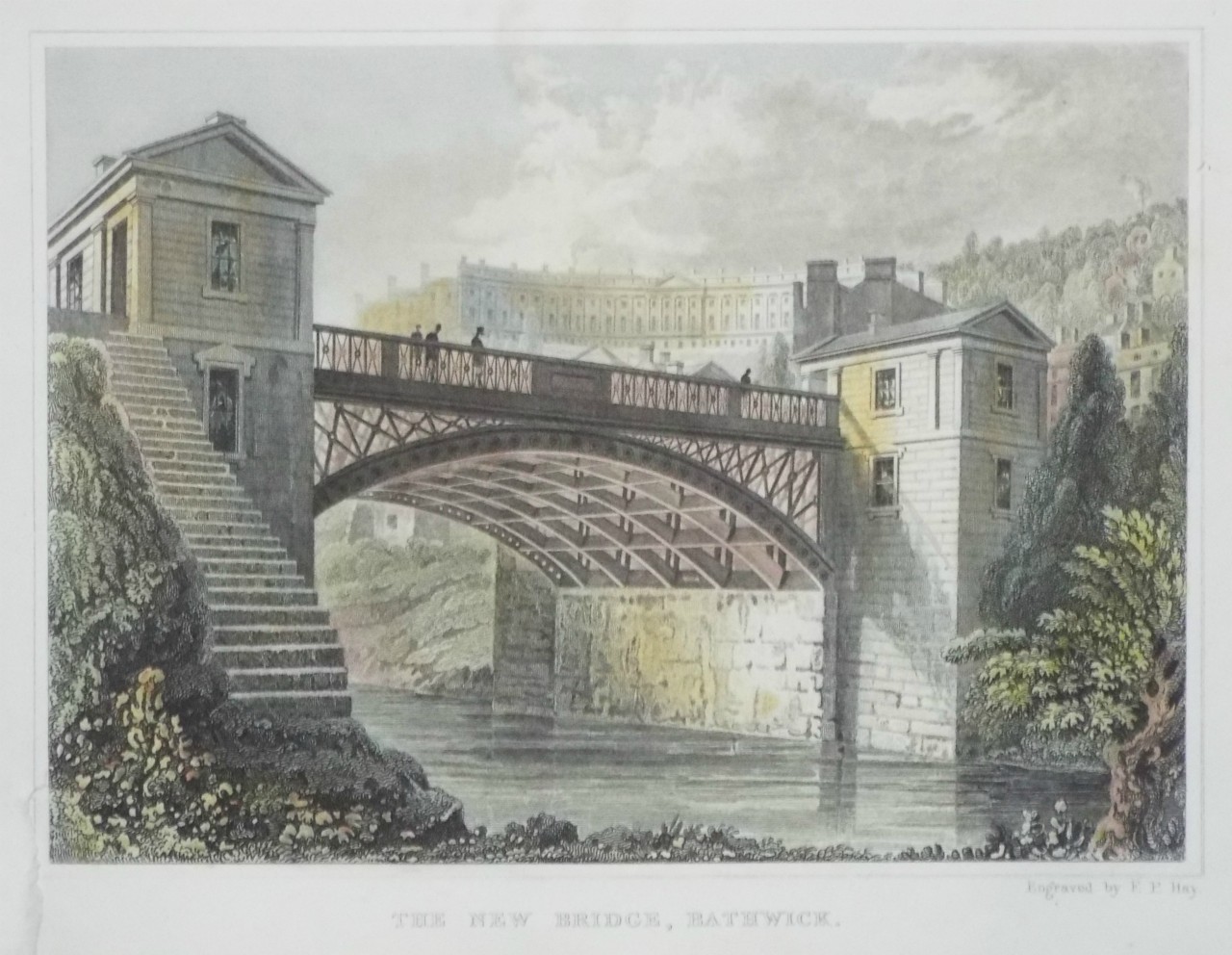 Print - The New Bridge, Bathwick - Hay